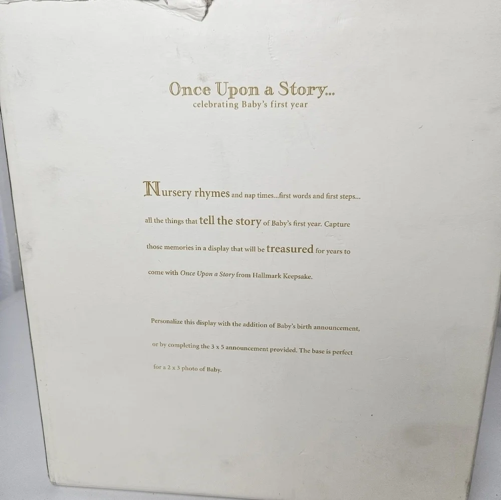 Hallmark baby Keepsake Announcement